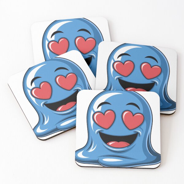 Item preview, blue love slime designed and sold by patty-and-john.