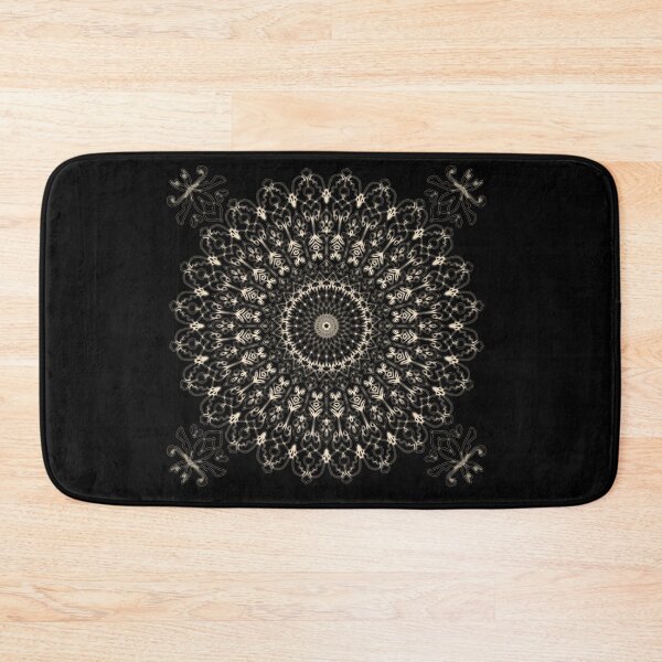 Item preview, "Glowing Mandala with Ornamental Layers and Butterfly Accents" designed and sold by nighttime1990.