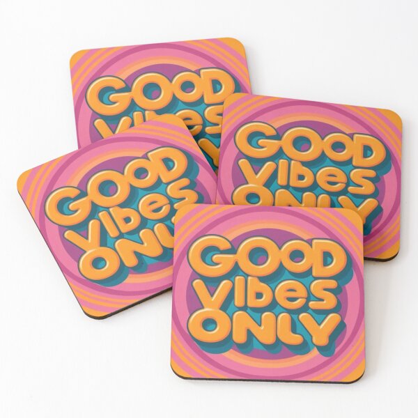 Item preview, Good Vibes Only - Retro Inspired Typography Art designed and sold by Soulbalancein.