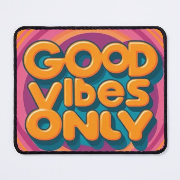 Item preview, Good Vibes Only - Retro Inspired Typography Art designed and sold by Soulbalancein.