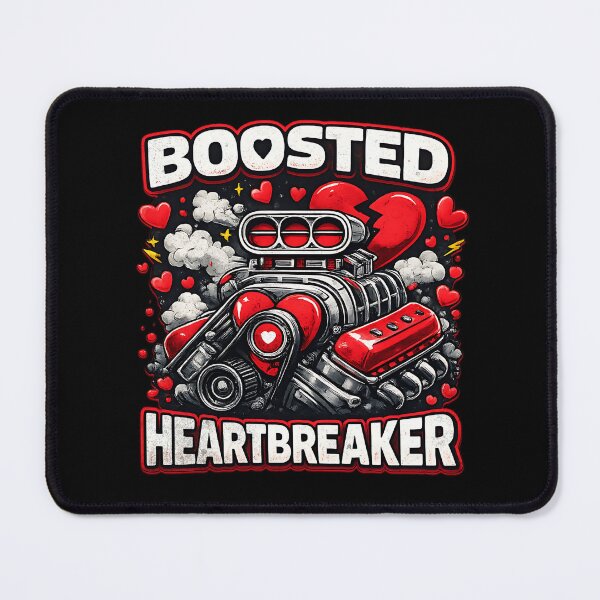 Item preview, Boosted Heartbreaker Supercharger Drag Racing Valentine designed and sold by CarantinedChaos.