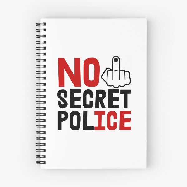 Item preview, No Secret Police - NO ICE  (middle finger) designed and sold by Thelittlelord.