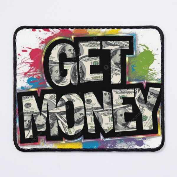 Item preview, Get Rich Quietly – Graffiti Wealth Design designed and sold by MarketInk/Shop.