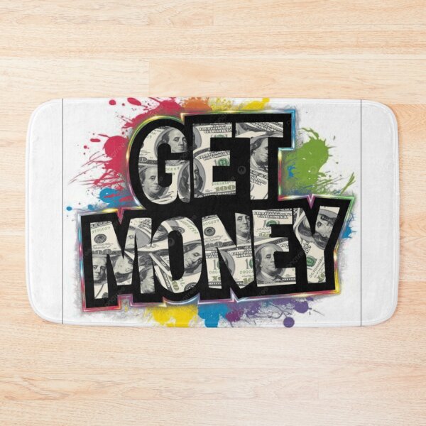 Item preview, Get Rich Quietly – Graffiti Wealth Design designed and sold by MarketInk/Shop.