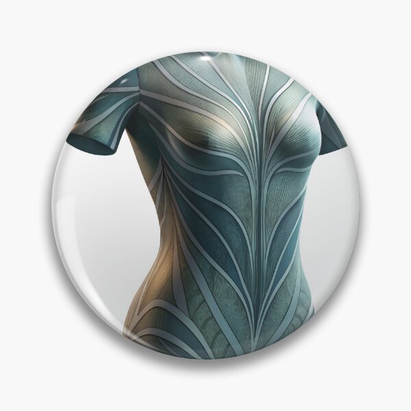 Item preview, Form fitting bodysuit with leaf like panels and ribbed textures designed and sold by Creative88Art.