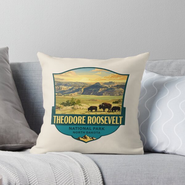 Item preview, Pegatina del Parque Nacional Theodore Roosevelt designed and sold by Gideon Emmerich.
