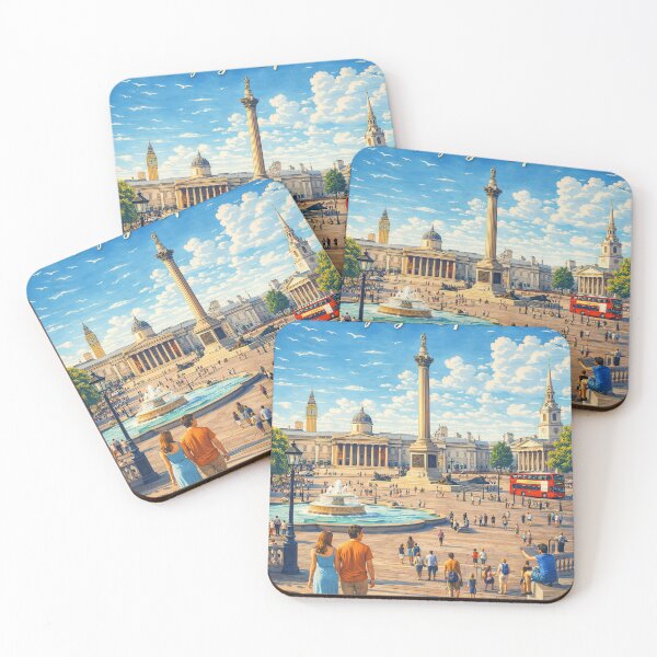 Item preview, TRAFALGAR SQUARE – London Greetings (Urban Summertime Edition) designed and sold by Earth Celebration Designs.