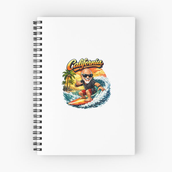 Item preview, Dedo surfea bajo el sol de California designed and sold by Taoufik79-shop.