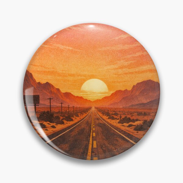 Item preview, Retro Sunset Desert Drive designed and sold by Paninides.