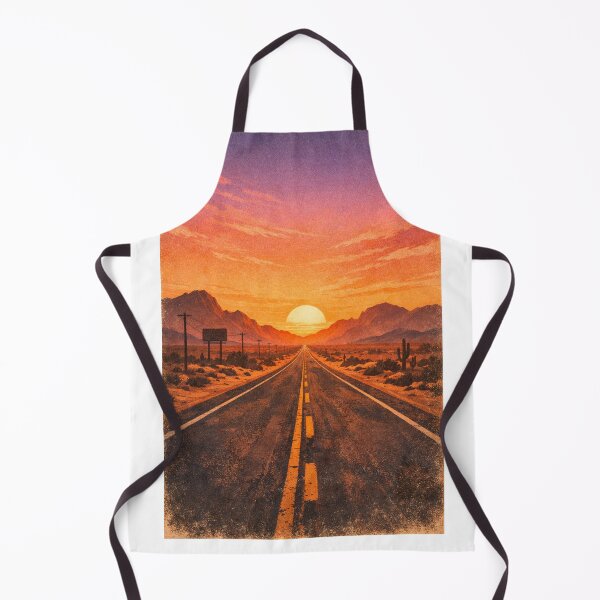 Item preview, Retro Sunset Desert Drive designed and sold by Paninides.