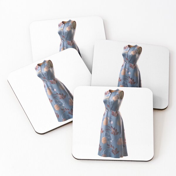 Item preview, Sleeveless satin dress with floral print on black studio background designed and sold by Creative88Art.
