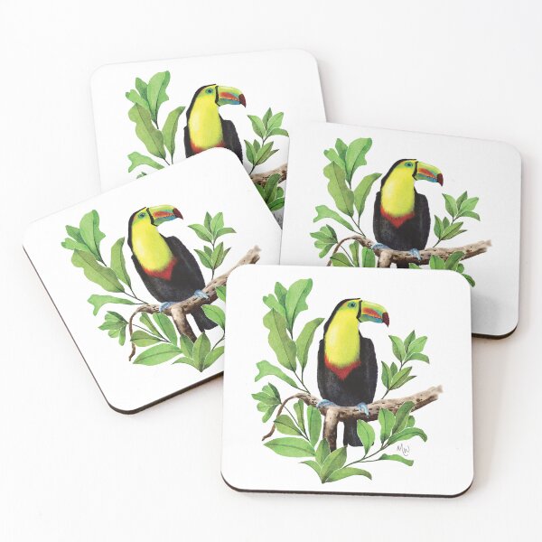 Item preview, Watercolor Toucan – Bold Tropical Wildlife designed and sold by mwik2017.