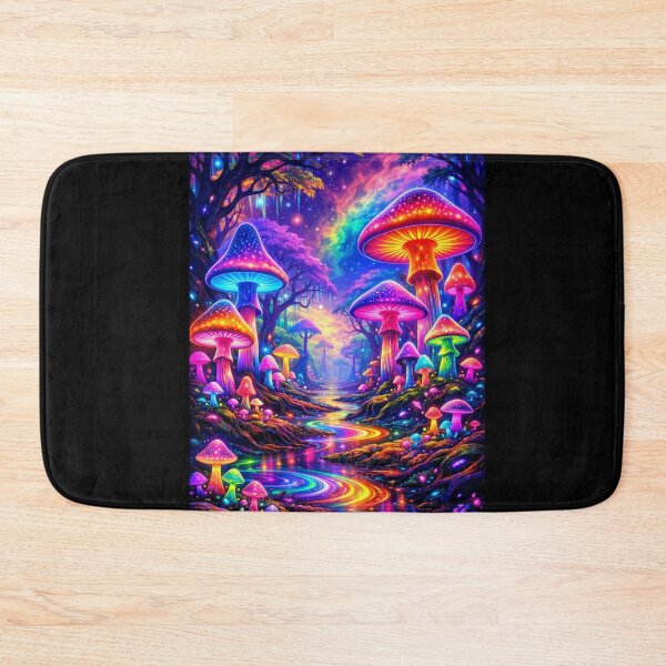 Item preview, Psychedelic Mushroom Forest designed and sold by Paninides.