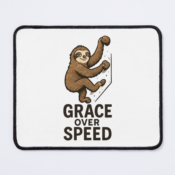 Item preview, Bouldering Motivation – Grace Over Speed Gift designed and sold by Pineapple-Tree.