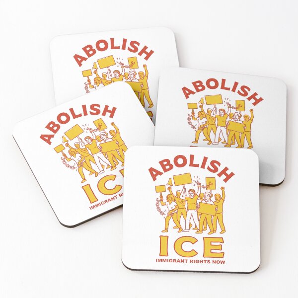 Item preview, Abolish ICE Protest March Breaking Chains Immigrant Rights Art designed and sold by zzz888.