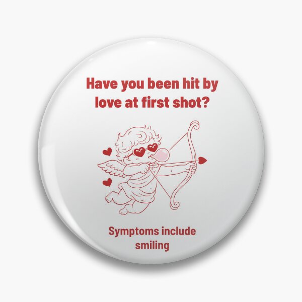 Item preview, Funny Valentine’s Day Cupid Quote – Have You Been Hit by Love at First Shot designed and sold by station-one.