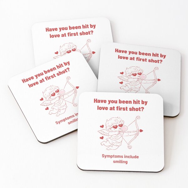 Item preview, Funny Valentine’s Day Cupid Quote – Have You Been Hit by Love at First Shot designed and sold by station-one.