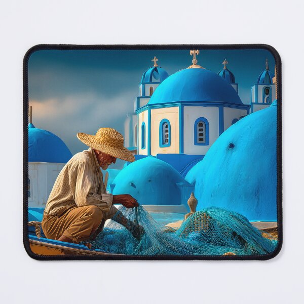 Item preview, Crafting Nets by the Iconic Blue Domes in Greece designed and sold by Artessie.