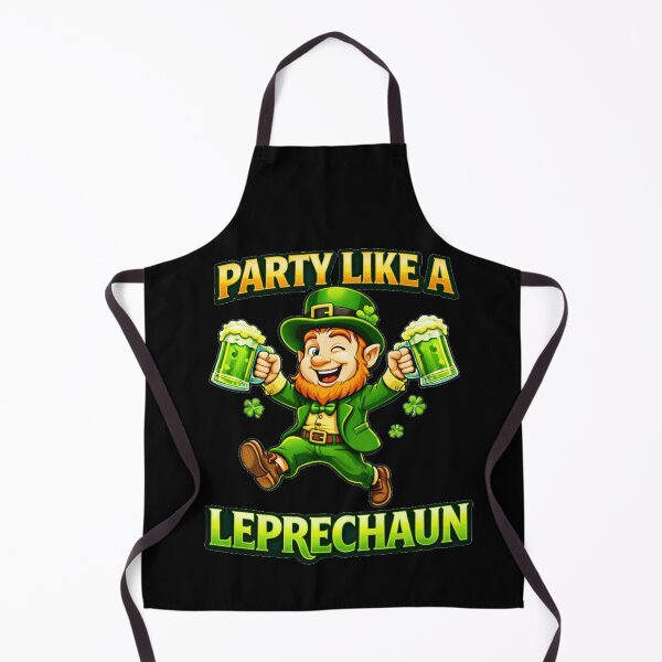 Item preview, Party Like a Leprechaun – Funny St. Patrick's Day Jump Pun designed and sold by PunchDrop.