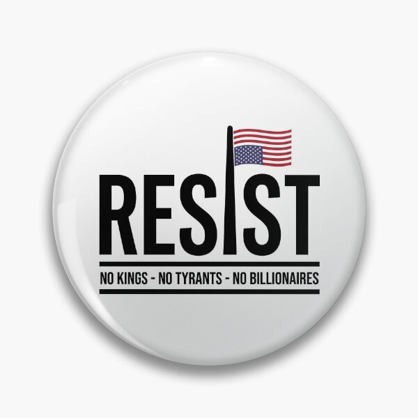 Item preview, Resist – No Kings | Minimal Political Protest Design designed and sold by MCdsgns.