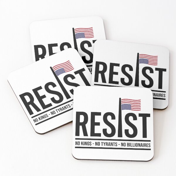 Item preview, Resist – No Kings | Minimal Political Protest Design designed and sold by MCdsgns.