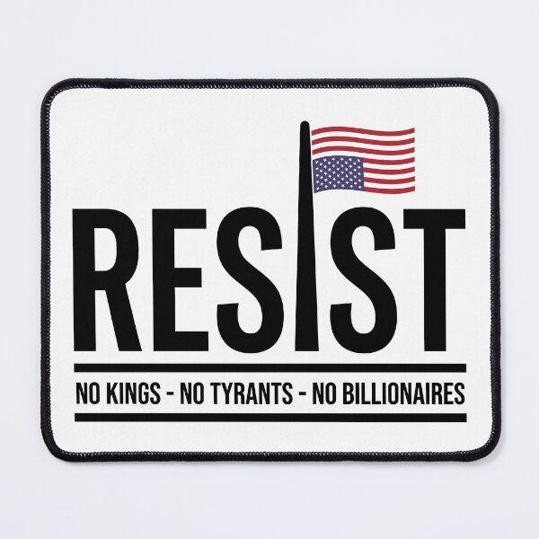 Item preview, Resist – No Kings | Minimal Political Protest Design designed and sold by MCdsgns.