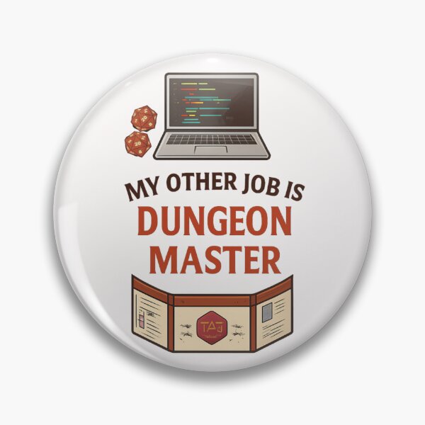 Artikelvorschau, Mein anderer Job ist Dungeon Master – Softwareentwickler für Rollenspiel-Humor-Design entworfen und verkauft von SidTastic .