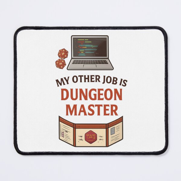 Artikelvorschau, Mein anderer Job ist Dungeon Master – Softwareentwickler für Rollenspiel-Humor-Design entworfen und verkauft von SidTastic .