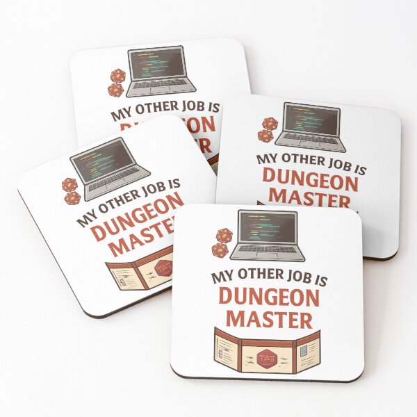 Item preview, My Other Job Is Dungeon Master – Software Engineer RPG Humor Design designed and sold by SidTastic .