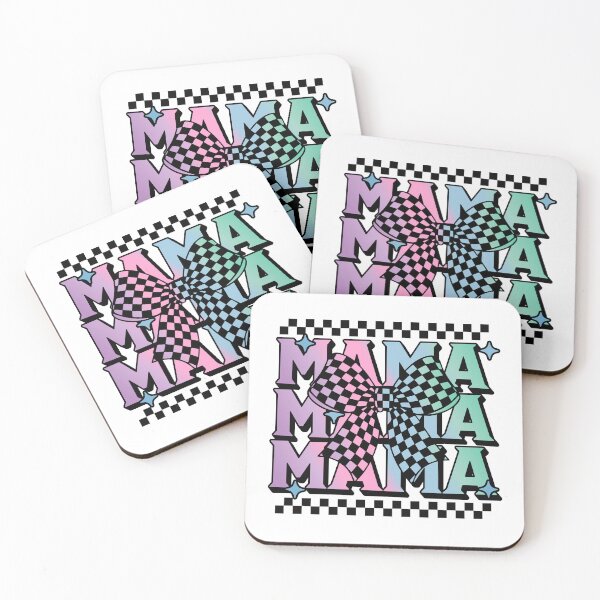 Item preview, Retro Coquette Mama Checkered Graphic  designed and sold by Gunners Inspirations.