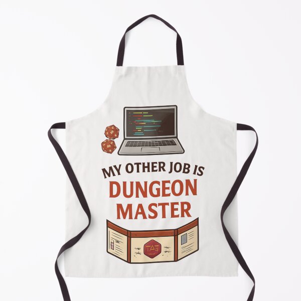 Item preview, My Other Job Is Dungeon Master – Software Engineer RPG Humor Design designed and sold by SidTastic .