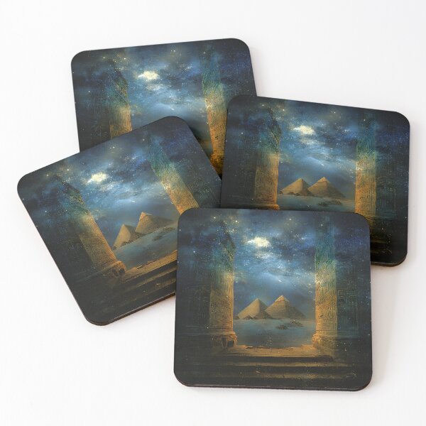 Item preview, The Pillars of Forever | Eternal Egypt Under the Stars designed and sold by Stoneflower-Art.