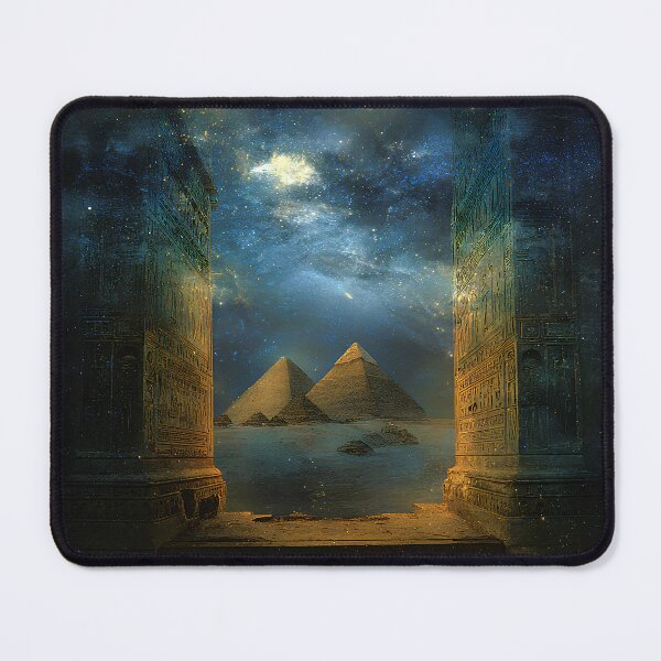 Item preview, The Pillars of Forever | Eternal Egypt Under the Stars designed and sold by Stoneflower-Art.