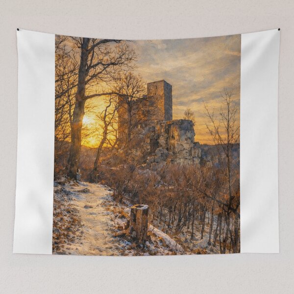 Item preview, The Reußenstein castle ruins designed and sold by AchimKos.