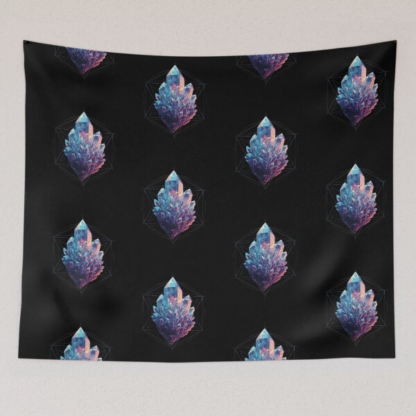 Item preview, Copy of Mystic Crystal Geometric Art – Colorful Gemstone Aesthetic Design designed and sold by Danny-Arts1.
