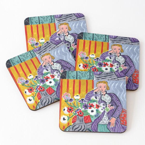 Item preview, Henri Matisse - Purple Robe and Anemones designed and sold by Jon-Baran.