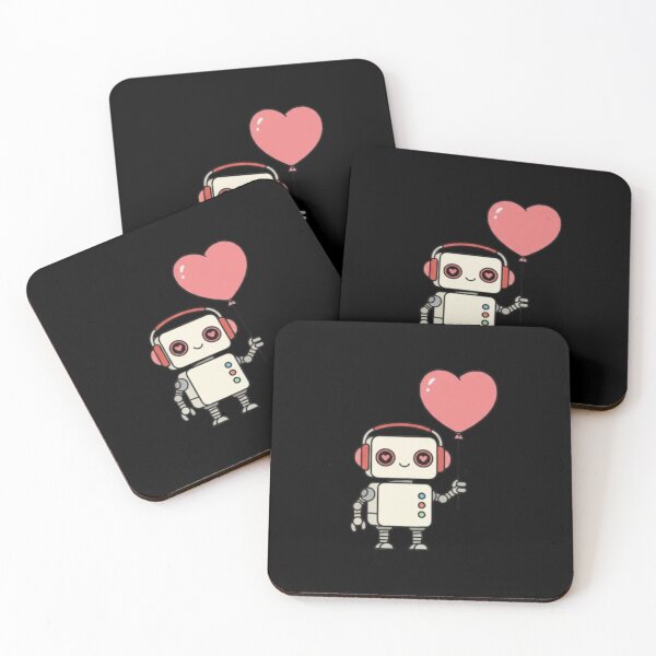 Item preview, Retro Future Love Robot designed and sold by HUBKOJ.