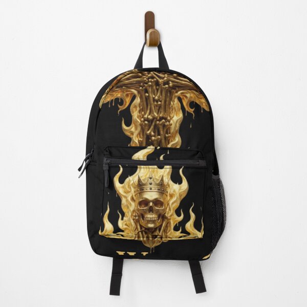 Item preview, KawisStarr Aurum Noir: Royal Gold Fire & Bone Cross designed and sold by KawisStarr.