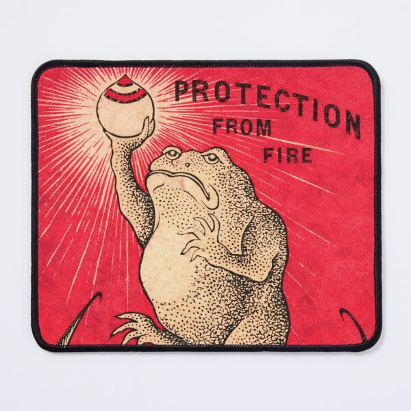 Item preview, Takashima Fire Toad – Vintage Japanese Matchbook Art designed and sold by Analog Aura .