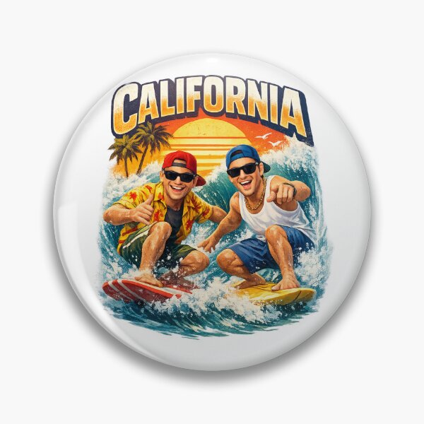 Item preview, Erkan and Stefan are surfing in California designed and sold by Taoufik79-shop.