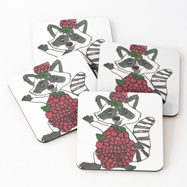 Item preview, Raspberry racoon  designed and sold by Amanda Crowther.