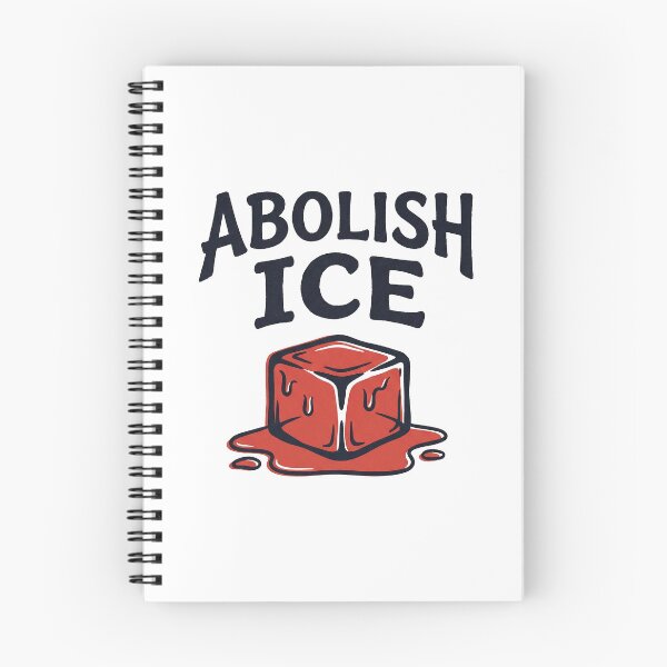 Item preview, Abolish ICE Melting Red Ice Cube Visual Pun Protest Art designed and sold by zzz888.