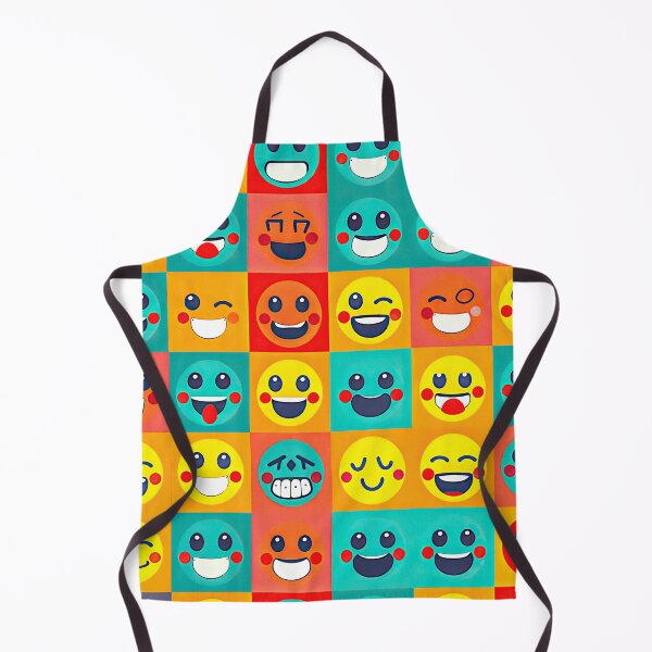Item preview, Happy Vibes Emoji Pattern // Positive Energy Avatar Print // Joyful Smile & Laugh Seamless Design // Playful Social Media Aesthetic designed and sold by casaloomaria.