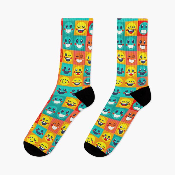 Item preview, Happy Vibes Emoji Pattern // Positive Energy Avatar Print // Joyful Smile & Laugh Seamless Design // Playful Social Media Aesthetic designed and sold by casaloomaria.