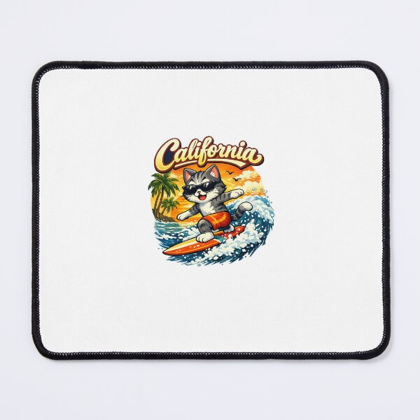 Item preview, Meo surfs in California designed and sold by Taoufik79-shop.