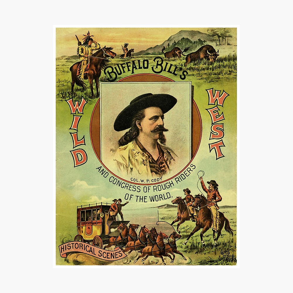 Buffalo Bill's Wild West Wooden Jigsaw Puzzle