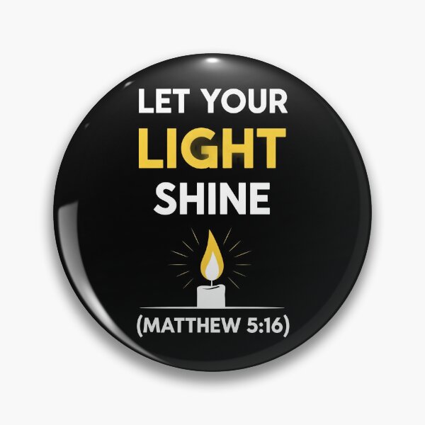 Item preview, Let Your Light Shine Bible Verse Christian Quote. designed and sold by loveandlightrb.