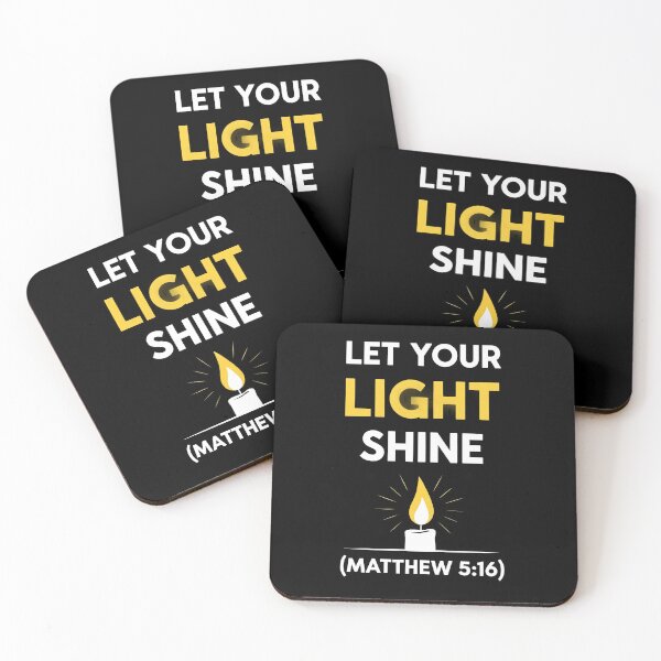 Item preview, Let Your Light Shine Bible Verse Christian Quote. designed and sold by loveandlightrb.