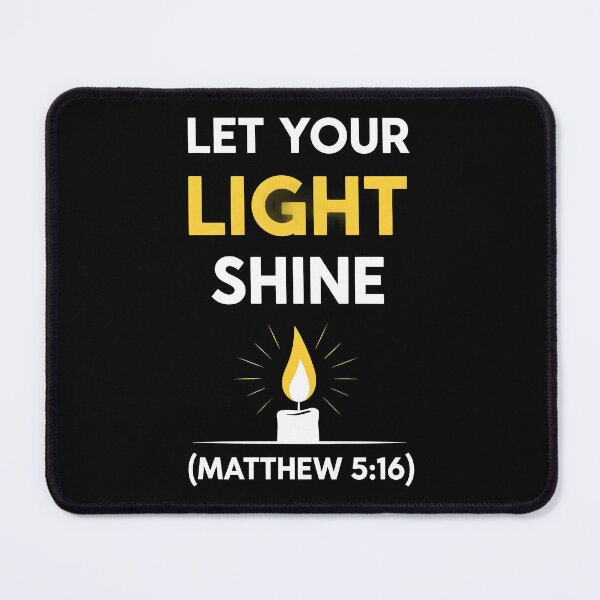 Item preview, Let Your Light Shine Bible Verse Christian Quote. designed and sold by loveandlightrb.