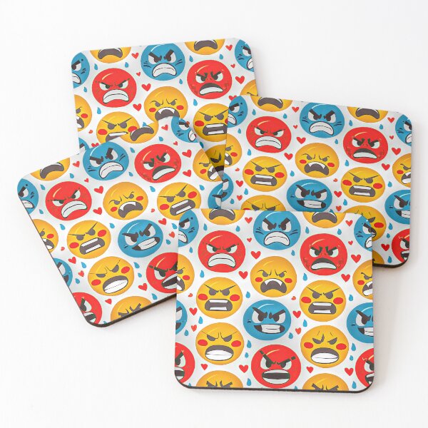 Item preview, Digital Fatigue Emoji Pattern // Sarcastic Mood Aesthetic // Ironic Facepalm & Eye Roll Design // Realistic Social Media Vibes // Gen Z Humor Print designed and sold by casaloomaria.